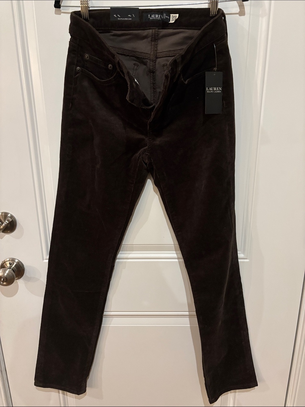 Ralph Lauren Women’s Dark Brown Corduroy Pants